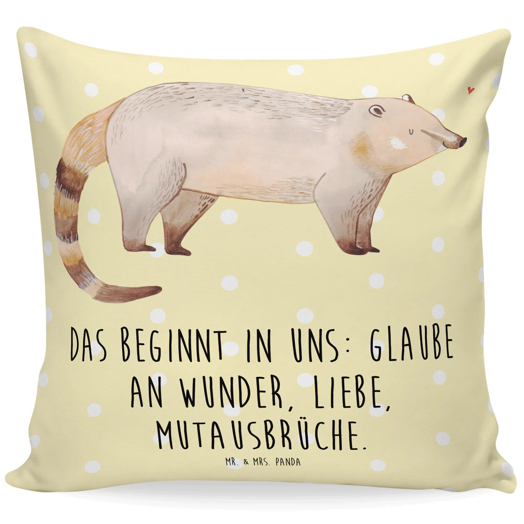 40x40 poduszka Koati Kissen 40x40 Waschbar, Kopfkissen 40x40, Couchkissen, Sofakissen, Dekokissen Sofa, sofakissen, Motivkissen, Kissenbezüge, Dekokissen 40x40, Sofakissen 40x40, Kissen, sitzkissen, Dekokissen, Kissen 40x40, Kissenhülle 40x40, Kissenhülle, Kopfkissen, Zierkissen, Kissenbezug 40x40, Tiermotive, Gute Laune, lustige Sprüche, Tiere, Rüsselbär, Nasenbär, Bär, Nasenbären