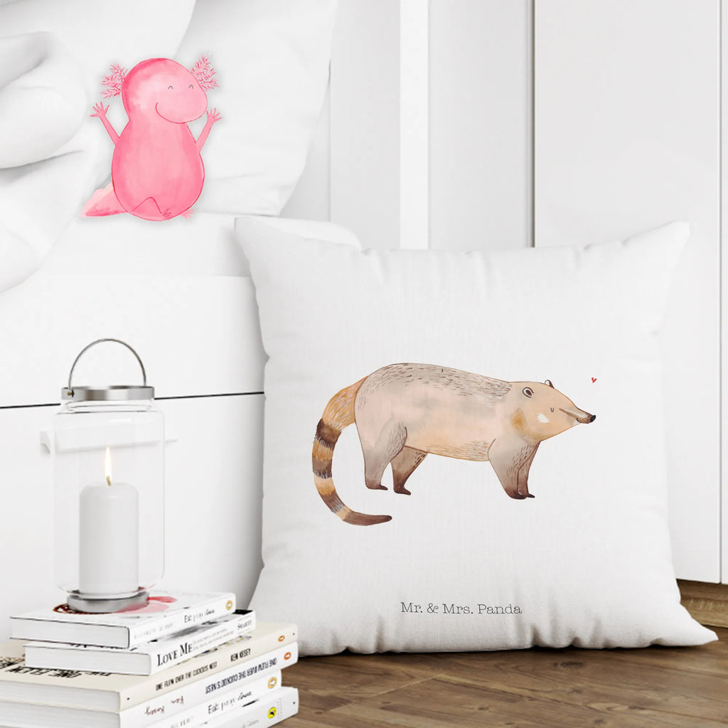 40x40 poduszka Koati Kissen 40x40 Waschbar, Kopfkissen 40x40, Couchkissen, Sofakissen, Dekokissen Sofa, sofakissen, Motivkissen, Kissenbezüge, Dekokissen 40x40, Sofakissen 40x40, Kissen, sitzkissen, Dekokissen, Kissen 40x40, Kissenhülle 40x40, Kissenhülle, Kopfkissen, Zierkissen, Kissenbezug 40x40, Tiermotive, Gute Laune, lustige Sprüche, Tiere, Rüsselbär, Nasenbär, Bär, Nasenbären