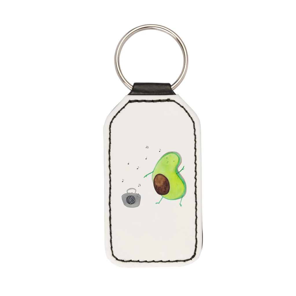 Rectangular key ring avocado Dance pendant, key ring, keychain, lucky charm, bag pendant, avocado, vegetables