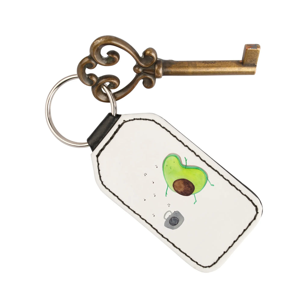 Rectangular key ring avocado Dance pendant, key ring, keychain, lucky charm, bag pendant, avocado, vegetables