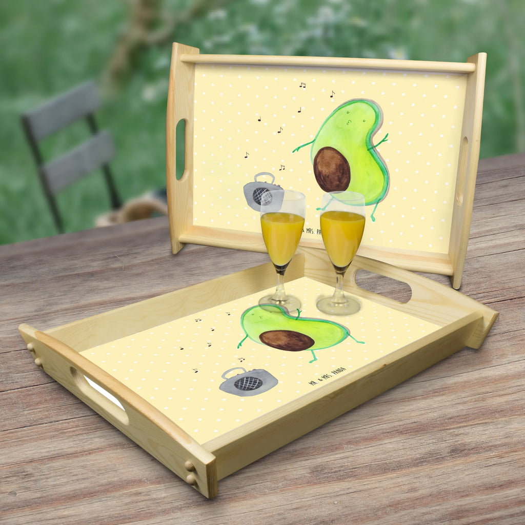Serviertablett Avocado tanzt Tablett, Frühstückstablett, Holztablett, Küchentablett, Serviertablett, Dekotablett, Avocado, Veggie, Vegan, Gesund