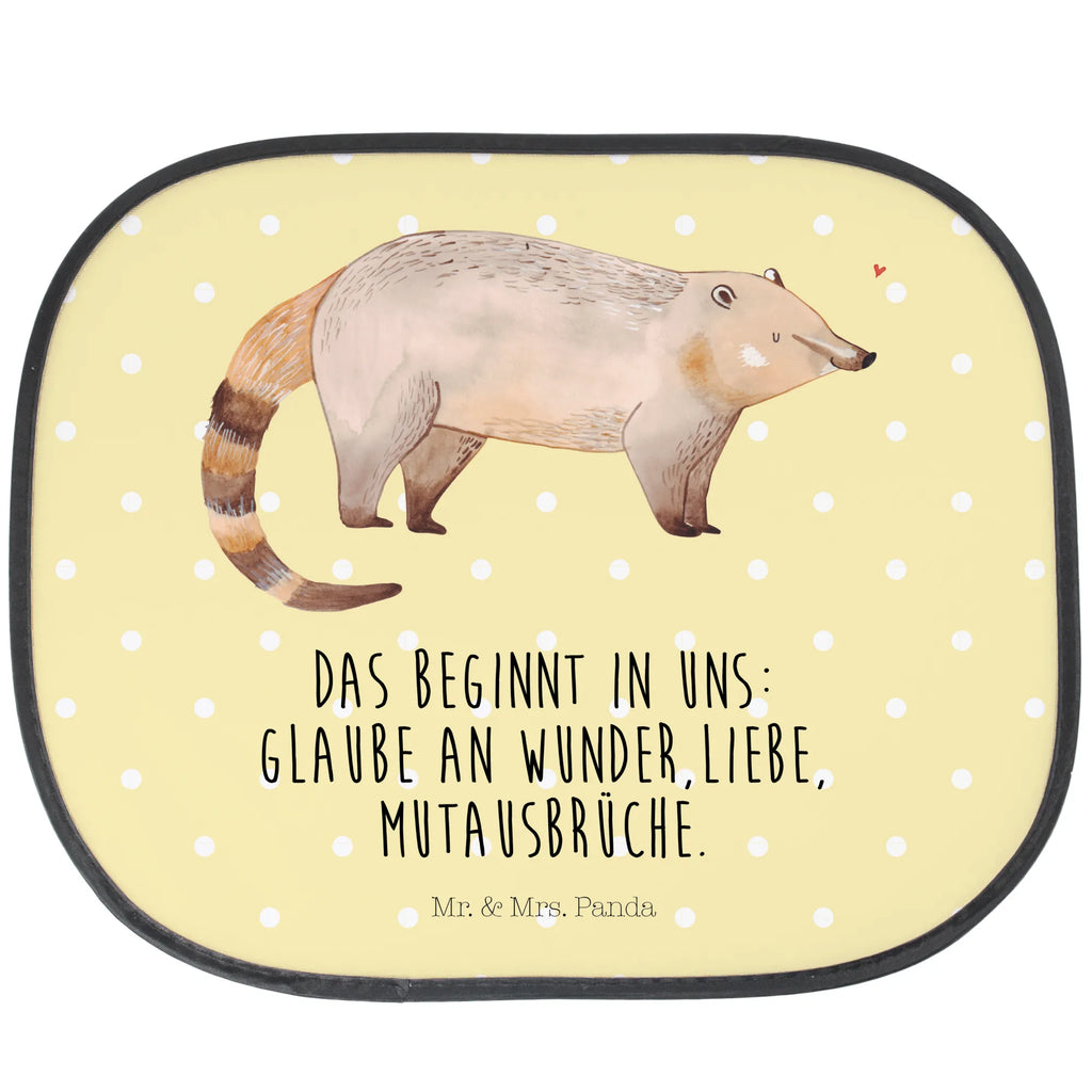 Osłona przeciwsłoneczna do samochodu Koati Motywy zwierzęce, dobra energia, zabawne powiedzonka, zwierzęta