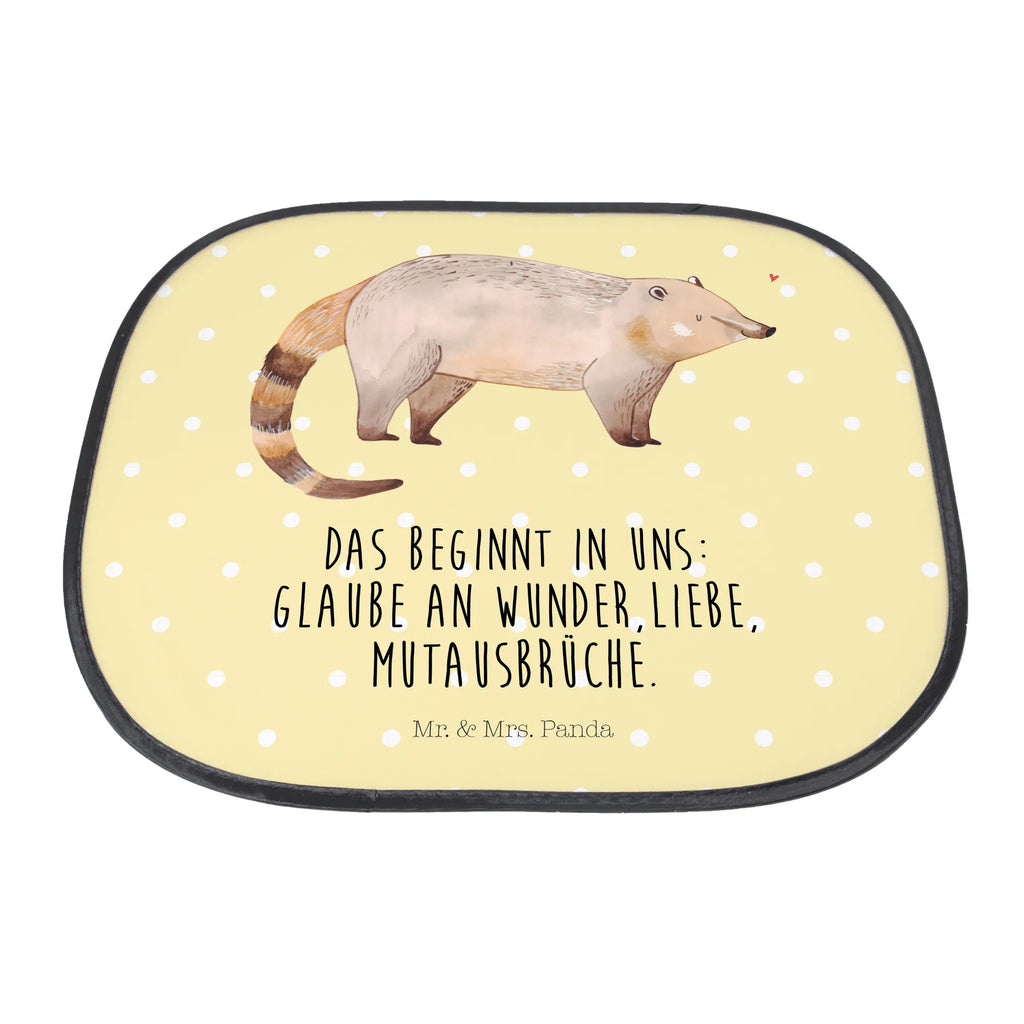 Osłona przeciwsłoneczna do samochodu Koati Motywy zwierzęce, dobra energia, zabawne powiedzonka, zwierzęta