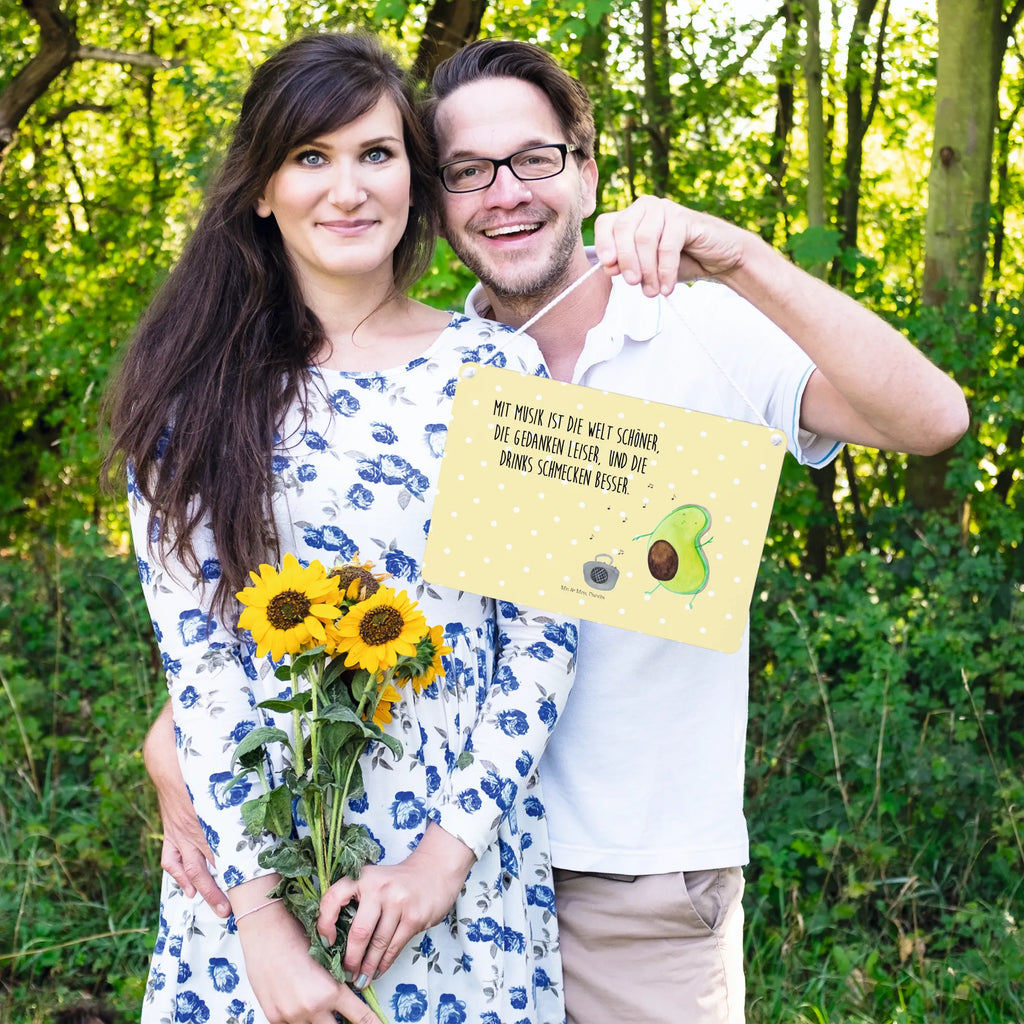 Decorative sign avocado Dance avocado, vegetables