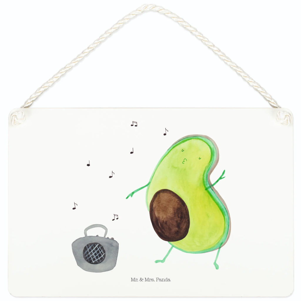 Decorative sign avocado Dance avocado, vegetables