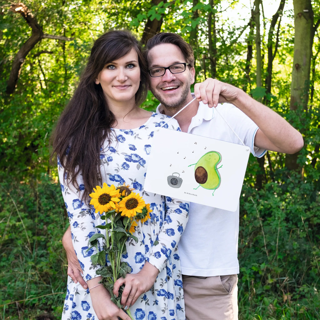Decorative sign avocado Dance avocado, vegetables