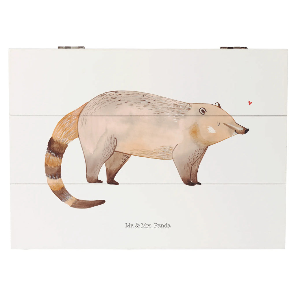 Holzkiste Nasenbaer Schatzkiste, Truhe, Erinnerungsbox, Schatulle, Dekokiste, Geschenkbox, Erinnerungskiste, XXL, Geschenkdose, Holzkiste, Aufbewahrungsbox, Kiste, Tiermotive, Gute Laune, lustige Sprüche, Tiere, Nasenbären, Rüsselbär, Bär, Nasenbär