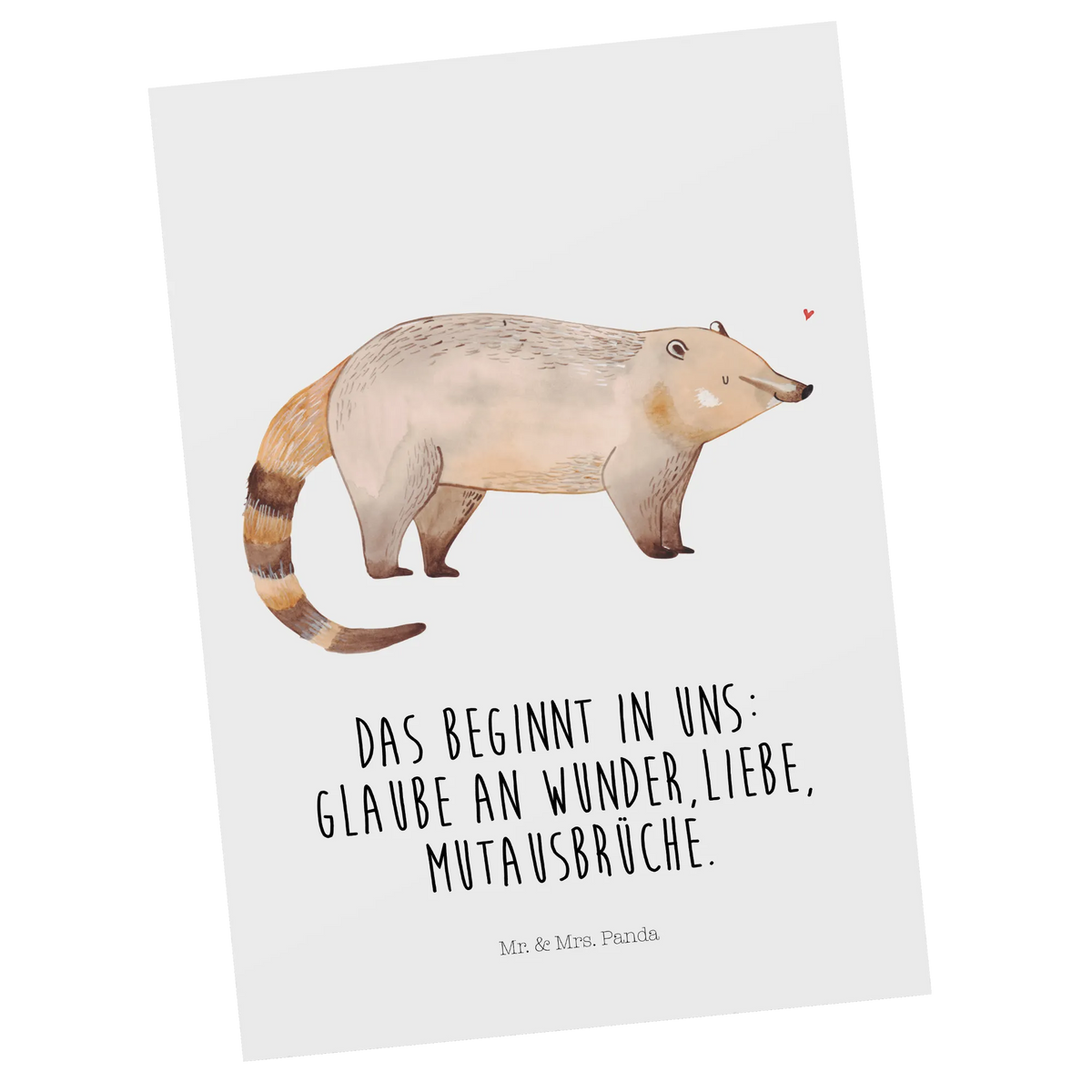 Postcard Nasal Bear cute, cute animal motives, hand drawn, funny sayings, good mood, special gifts, gift ideas, animal lover, small animals, gifts, card, trunk bear, Nose bear