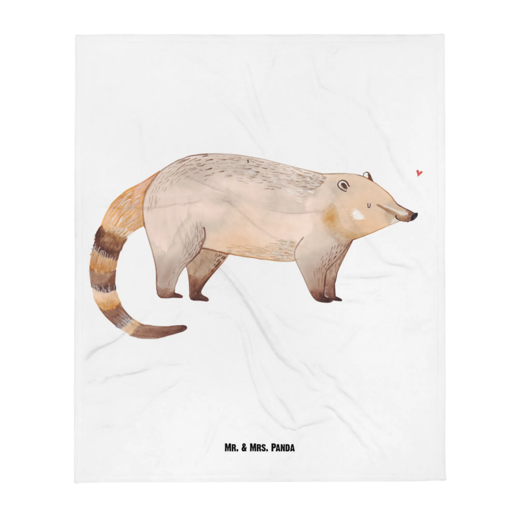 Kocyk dla niemowląt Koati Babyecke Kuscheldecke, Babygeschenk, Krabbeldecke, Babydecke, Geschenk Geburt, Tiermotive, Gute Laune, lustige Sprüche, Tiere, Bär, Nasenbären, Nasenbär, Rüsselbär