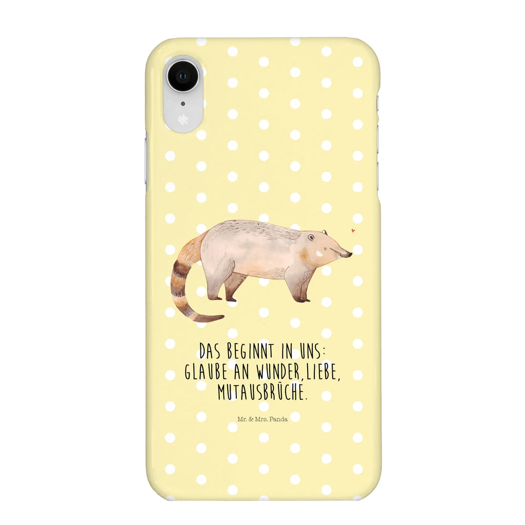 Etui na iPhone 10 Koati Iphone 10, Handycover, Handyhülle, Handy Case, Hülle, Cover, Handy, Iphone X, Lustige Sprüche, Tiermotive, Tiere, Gute Laune, Nasenbären, Nasenbär, Rüsselbär, Bär