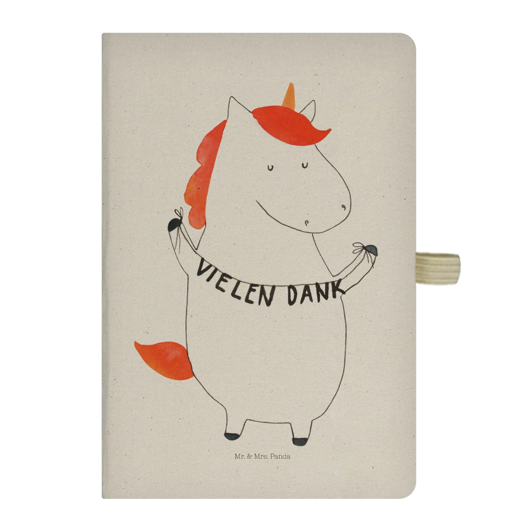 Cotton notebook unicorn Thank you very much entry book, diary, notes, sketchbook, notebook, writing book, address book, journal, notepad, unicorn, unicorns, thank you, thank you gift, Thank you present, thanksgiving, thanks