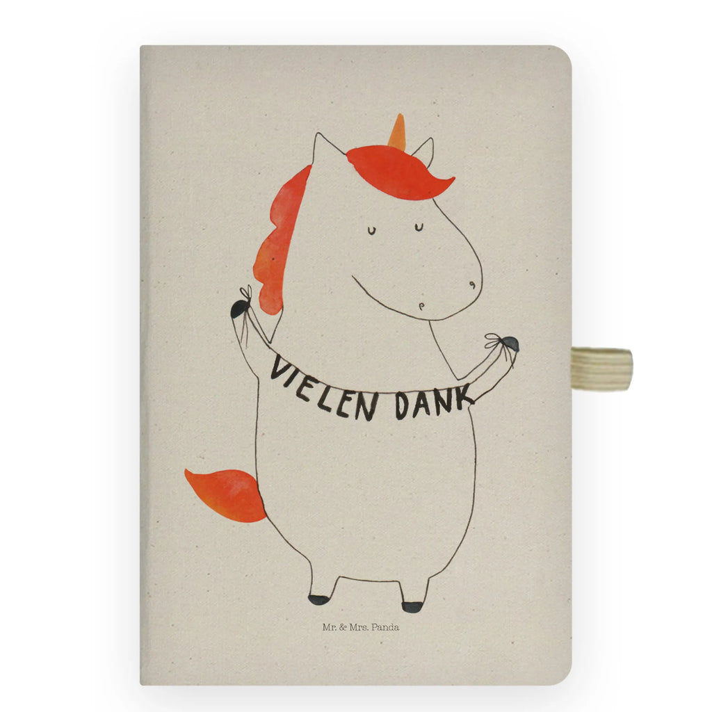 Cotton notebook unicorn Thank you very much entry book, diary, notes, sketchbook, notebook, writing book, address book, journal, notepad, unicorn, unicorns, thank you, thank you gift, Thank you present, thanksgiving, thanks