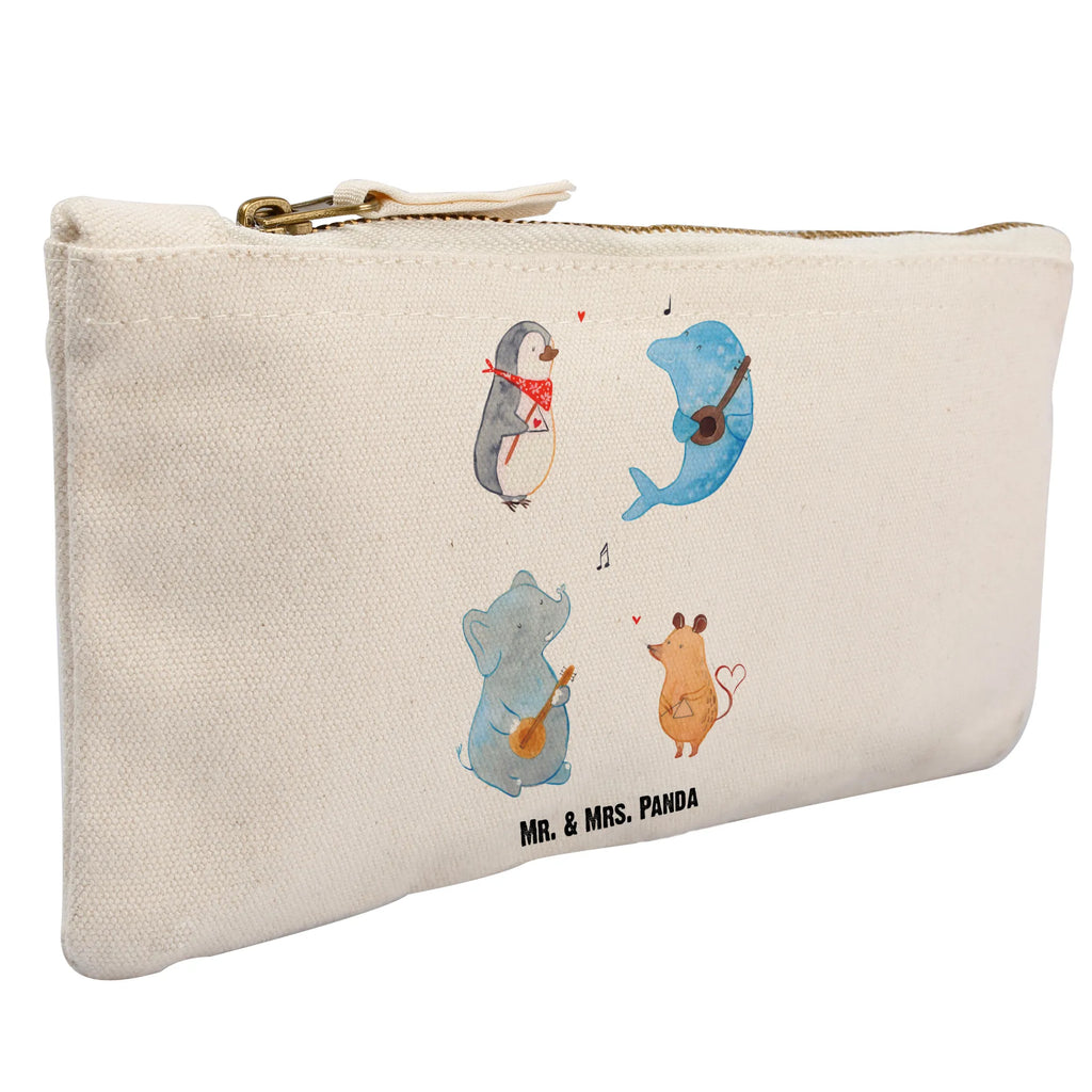 torebka na makijaż Wielki zespół aufbewahrungsbeutel, beauty tasche, aufbewahrungstasche, Kosmetikbeutel, toiletry bag, Etui, Kosmetiktasche, Schminkbeutel, Stiftemäppchen, kosmetiktäschchen, pencil case, Kulturbeutel, Mäppchen, Waschbeutel, Schminktäschchen, Kulturtasche, Federmappe, pinsel tasche, beauty case, Schminktasche, Waschtasche, utensilientasche, Schlampermäppchen, Gute Laune, Tiermotive, Lustige Sprüche, Tiere, Pinguin, Musikanten, Hund, Maus, Musik, Gitarre, Triangel, Band, Elefant, Delfin