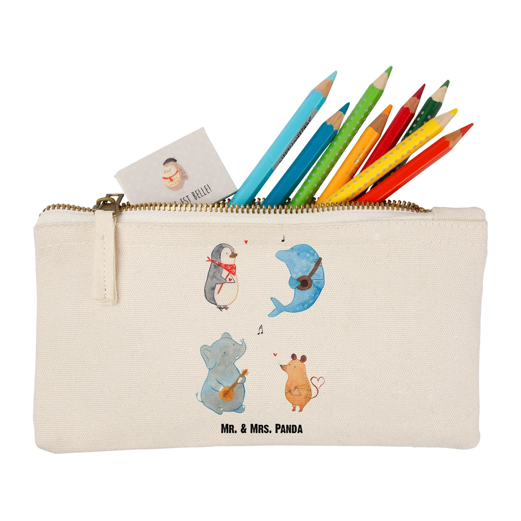 torebka na makijaż Wielki zespół aufbewahrungsbeutel, beauty tasche, aufbewahrungstasche, Kosmetikbeutel, toiletry bag, Etui, Kosmetiktasche, Schminkbeutel, Stiftemäppchen, kosmetiktäschchen, pencil case, Kulturbeutel, Mäppchen, Waschbeutel, Schminktäschchen, Kulturtasche, Federmappe, pinsel tasche, beauty case, Schminktasche, Waschtasche, utensilientasche, Schlampermäppchen, Gute Laune, Tiermotive, Lustige Sprüche, Tiere, Pinguin, Musikanten, Hund, Maus, Musik, Gitarre, Triangel, Band, Elefant, Delfin