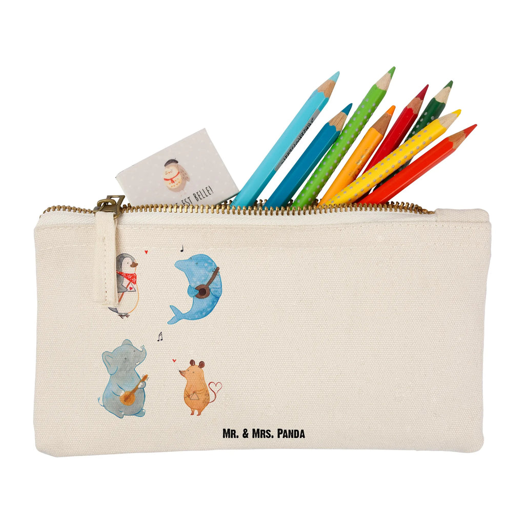 torebka na makijaż Wielki zespół aufbewahrungsbeutel, beauty tasche, aufbewahrungstasche, Kosmetikbeutel, toiletry bag, Etui, Kosmetiktasche, Schminkbeutel, Stiftemäppchen, kosmetiktäschchen, pencil case, Kulturbeutel, Mäppchen, Waschbeutel, Schminktäschchen, Kulturtasche, Federmappe, pinsel tasche, beauty case, Schminktasche, Waschtasche, utensilientasche, Schlampermäppchen, Gute Laune, Tiermotive, Lustige Sprüche, Tiere, Pinguin, Musikanten, Hund, Maus, Musik, Gitarre, Triangel, Band, Elefant, Delfin
