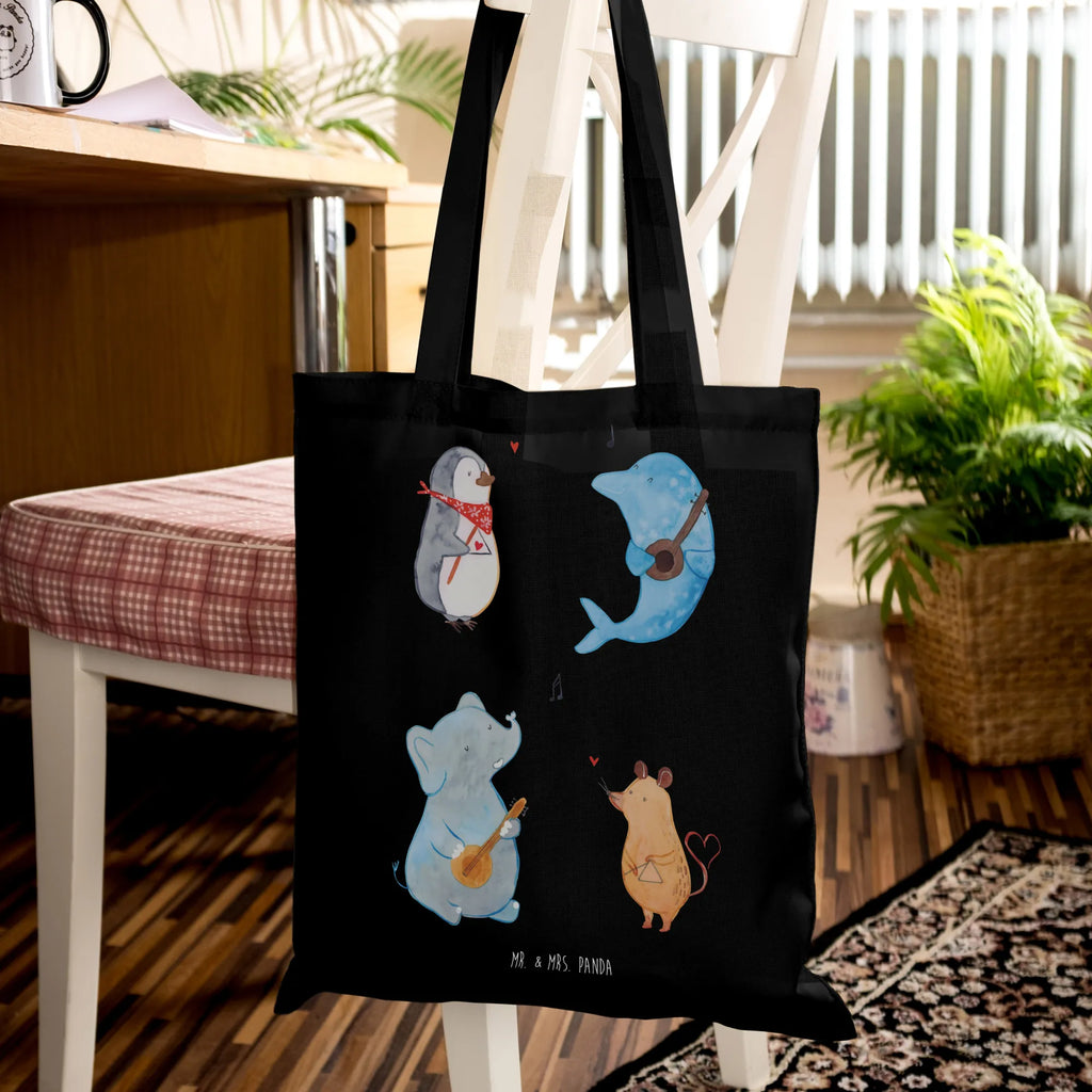 Tote bag Big tape Beuteltasche, Tragetasche, Stofftasche, Beutel, Shopper, Jutetasche, Einkaufstüte, Schultertasche, Tasche, Umhängetasche, Stoffbeutel, Laptoptasche, Einkaufstasche, Strandtasche, Jutebeutel, Badetasche, Tiermotive, Gute Laune, lustige Sprüche, Tiere, Hund, Elefant, Gitarre, Musik, Musikanten, Band, Pinguin, Delfin, Maus, Triangel