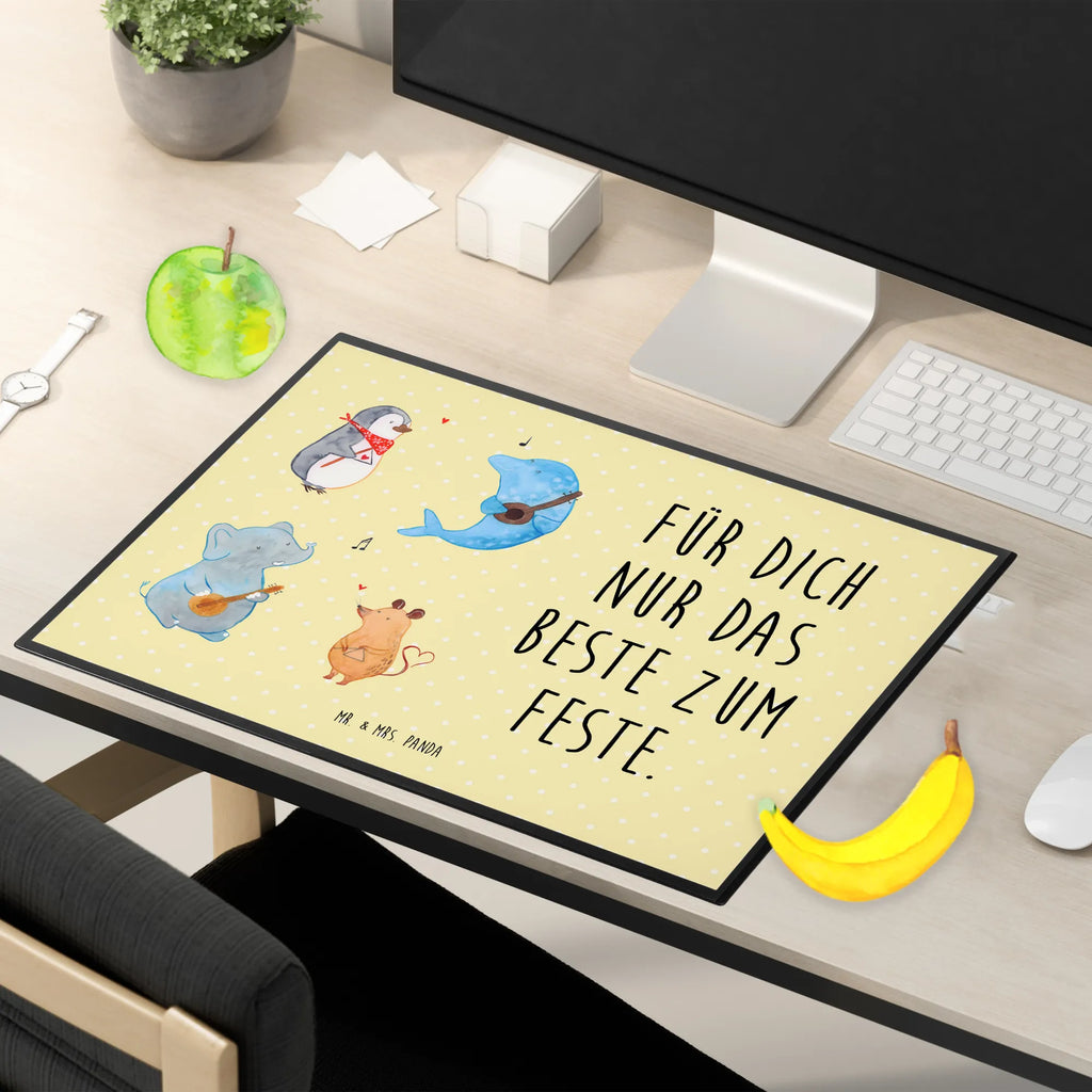 Schreibtischunterlage Big Band Tischunterlage, Schreibtisch Unterlagen, Schreibunterlage, arbeitsunterlage, tischauflage, pultunterlage, schreibtischunterlage, schreibmatte, schreibtischmatte, arbeitsmatte, tischmatte, schreibauflage, schreibauflagen, tischpad, tischpads, Schreibtisch Matte, schreibtischunterlagen, Schreibtischauflage, schreibtischauflagen, tischauflagen, tischmatten, Tiere, Tiermotive, Gute Laune, Lustige Sprüche, Gitarre, Maus, Triangel, Musikanten, Delfin, Elefant, Pinguin, Band, Musik, Hund