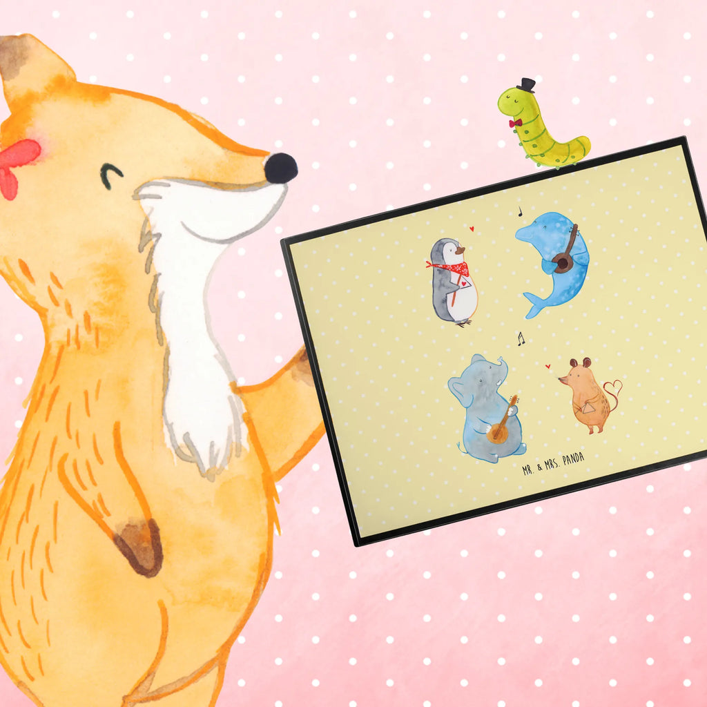 Schreibtischunterlage Big Band Tischunterlage, Schreibtisch Unterlagen, Schreibunterlage, arbeitsunterlage, tischauflage, pultunterlage, schreibtischunterlage, schreibmatte, schreibtischmatte, arbeitsmatte, tischmatte, schreibauflage, schreibauflagen, tischpad, tischpads, Schreibtisch Matte, schreibtischunterlagen, Schreibtischauflage, schreibtischauflagen, tischauflagen, tischmatten, Tiere, Tiermotive, Gute Laune, Lustige Sprüche, Gitarre, Maus, Triangel, Musikanten, Delfin, Elefant, Pinguin, Band, Musik, Hund