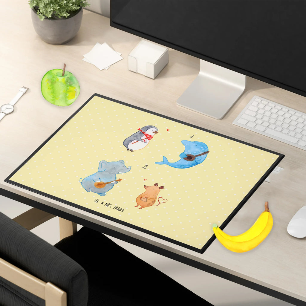 Schreibtischunterlage Big Band Tischunterlage, Schreibtisch Unterlagen, Schreibunterlage, arbeitsunterlage, tischauflage, pultunterlage, schreibtischunterlage, schreibmatte, schreibtischmatte, arbeitsmatte, tischmatte, schreibauflage, schreibauflagen, tischpad, tischpads, Schreibtisch Matte, schreibtischunterlagen, Schreibtischauflage, schreibtischauflagen, tischauflagen, tischmatten, Tiere, Tiermotive, Gute Laune, Lustige Sprüche, Gitarre, Maus, Triangel, Musikanten, Delfin, Elefant, Pinguin, Band, Musik, Hund