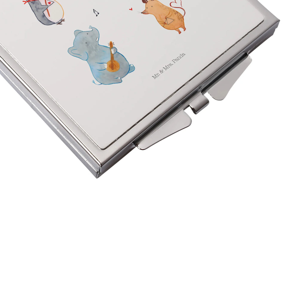 Kwadratowe lusterko do torebki Wielki zespół Handspiegel Geschenkidee, Taschen-Kosmetikspiegel, Spiegel Für Handtasche, Handspiegel Mit Hülle, Runder Taschenspiegel, Handspiegel Für Damen, Schminkspiegel Kompakt, Klappbarer Taschenspiegel, Deko Handspiegel, Kompaktspiegel, Spiegel Für Make-Up Tasche, Tragbarer Spiegel, Silber, Schminkspiegel To Go, Taschenspiegel, Klappspiegel, Handtaschenspiegel, Design Taschenspiegel, Vintage Kompaktspiegel, Quadratischer Handspiegel, Handspiegel Zum Mitnehmen, Spiegel Für Unterwegs, Spiegel Für Schminktasche, Reise Spiegel, Kosmetikspiegel Klein, Mini Spiegel, Klappbarer Handspiegel, Gute Laune, Tiermotive, Tiere, Lustige Sprüche, Musikanten, Pinguin, Elefant, Maus, Hund, Gitarre, Musik, Band, Triangel, Delfin