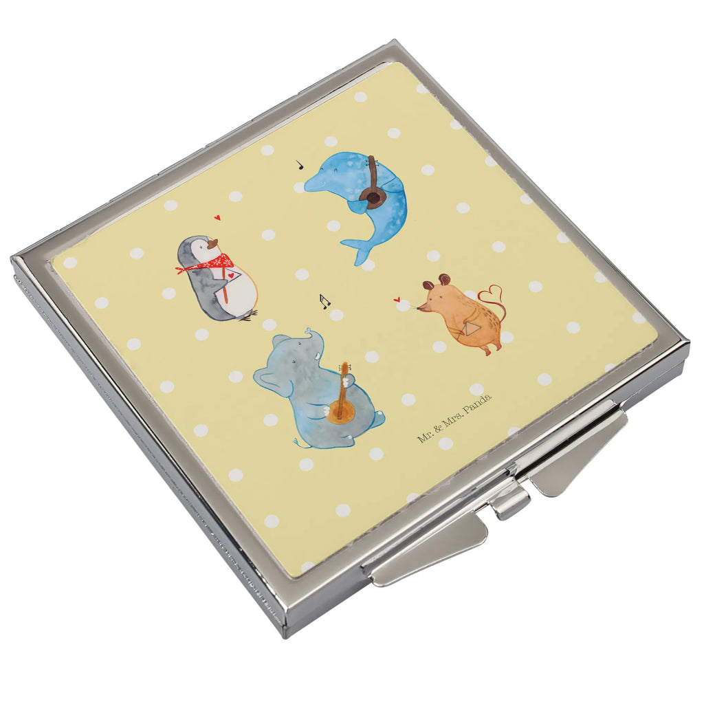 Kwadratowe lusterko do torebki Wielki zespół Handspiegel Geschenkidee, Taschen-Kosmetikspiegel, Spiegel Für Handtasche, Handspiegel Mit Hülle, Runder Taschenspiegel, Handspiegel Für Damen, Schminkspiegel Kompakt, Klappbarer Taschenspiegel, Deko Handspiegel, Kompaktspiegel, Spiegel Für Make-Up Tasche, Tragbarer Spiegel, Silber, Schminkspiegel To Go, Taschenspiegel, Klappspiegel, Handtaschenspiegel, Design Taschenspiegel, Vintage Kompaktspiegel, Quadratischer Handspiegel, Handspiegel Zum Mitnehmen, Spiegel Für Unterwegs, Spiegel Für Schminktasche, Reise Spiegel, Kosmetikspiegel Klein, Mini Spiegel, Klappbarer Handspiegel, Gute Laune, Tiermotive, Tiere, Lustige Sprüche, Musikanten, Pinguin, Elefant, Maus, Hund, Gitarre, Musik, Band, Triangel, Delfin