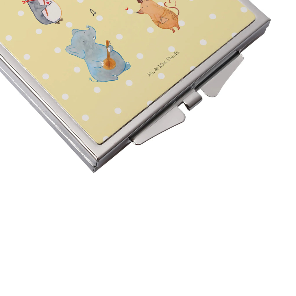Kwadratowe lusterko do torebki Wielki zespół Handspiegel Geschenkidee, Taschen-Kosmetikspiegel, Spiegel Für Handtasche, Handspiegel Mit Hülle, Runder Taschenspiegel, Handspiegel Für Damen, Schminkspiegel Kompakt, Klappbarer Taschenspiegel, Deko Handspiegel, Kompaktspiegel, Spiegel Für Make-Up Tasche, Tragbarer Spiegel, Silber, Schminkspiegel To Go, Taschenspiegel, Klappspiegel, Handtaschenspiegel, Design Taschenspiegel, Vintage Kompaktspiegel, Quadratischer Handspiegel, Handspiegel Zum Mitnehmen, Spiegel Für Unterwegs, Spiegel Für Schminktasche, Reise Spiegel, Kosmetikspiegel Klein, Mini Spiegel, Klappbarer Handspiegel, Gute Laune, Tiermotive, Tiere, Lustige Sprüche, Musikanten, Pinguin, Elefant, Maus, Hund, Gitarre, Musik, Band, Triangel, Delfin