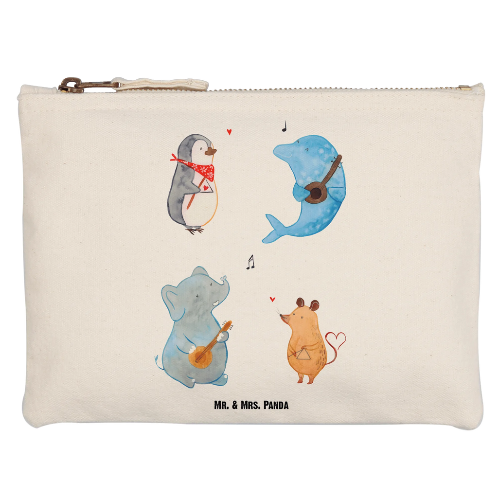 torebka na makijaż Wielki zespół aufbewahrungsbeutel, beauty tasche, aufbewahrungstasche, Kosmetikbeutel, toiletry bag, Etui, Kosmetiktasche, Schminkbeutel, Stiftemäppchen, kosmetiktäschchen, pencil case, Kulturbeutel, Mäppchen, Waschbeutel, Schminktäschchen, Kulturtasche, Federmappe, pinsel tasche, beauty case, Schminktasche, Waschtasche, utensilientasche, Schlampermäppchen, Gute Laune, Tiermotive, Lustige Sprüche, Tiere, Pinguin, Musikanten, Hund, Maus, Musik, Gitarre, Triangel, Band, Elefant, Delfin