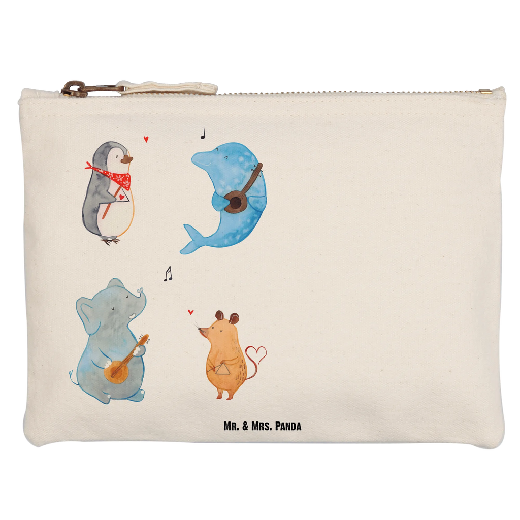 torebka na makijaż Wielki zespół aufbewahrungsbeutel, beauty tasche, aufbewahrungstasche, Kosmetikbeutel, toiletry bag, Etui, Kosmetiktasche, Schminkbeutel, Stiftemäppchen, kosmetiktäschchen, pencil case, Kulturbeutel, Mäppchen, Waschbeutel, Schminktäschchen, Kulturtasche, Federmappe, pinsel tasche, beauty case, Schminktasche, Waschtasche, utensilientasche, Schlampermäppchen, Gute Laune, Tiermotive, Lustige Sprüche, Tiere, Pinguin, Musikanten, Hund, Maus, Musik, Gitarre, Triangel, Band, Elefant, Delfin
