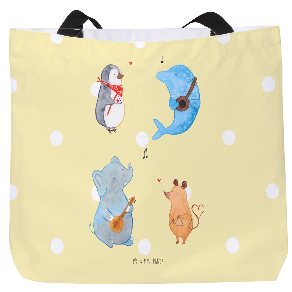 Shopper Big tape Schultasche, Tragebeutel, Tasche, Shopper, Freizeittasche, Einkaufsbeutel, Strandtasche, Schulbeutel, Alltagstasche, Einkaufstasche, Beutel, Tiermotive, Gute Laune, lustige Sprüche, Tiere, Triangel, Maus, Gitarre, Band, Delfin, Elefant, Musikanten, Musik, Pinguin, Hund