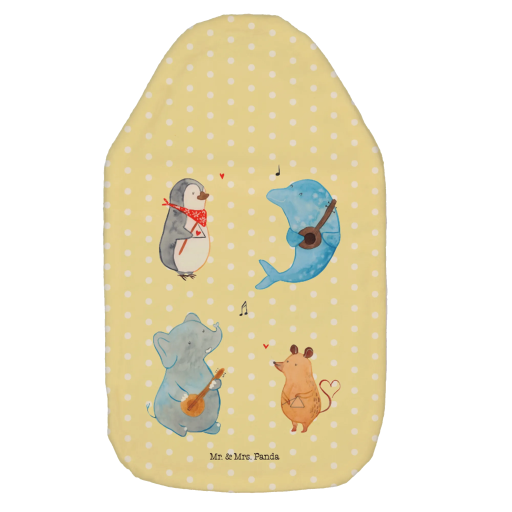 Wärmflasche Big Band Wärmflasche, warmwasserflasche, Bettflaschen, Wärmflaschen, heizflasche, wärmebeutel, Wärmekissen, Bettflasche, bettwärmflasche, Wärmeflasche, Wärmflasche mit Bezug, Wärmflaschen mit Bezug, warmwasserbeutel, heißwasserbeutel, heißwasserflasche, Lustige Sprüche, Tiere, Tiermotive, Gute Laune, Gitarre, Triangel, Delfin, Elefant, Musikanten, Maus, Band, Pinguin, Hund, Musik
