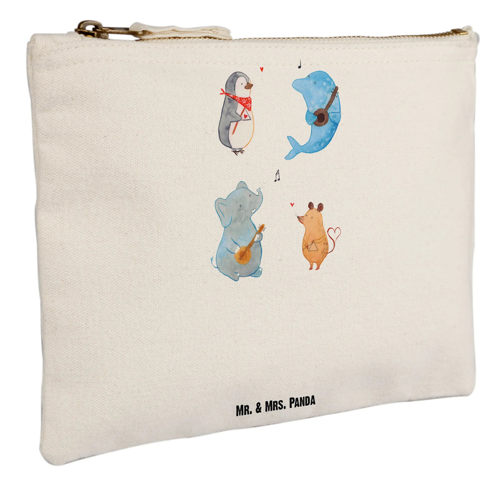 torebka na makijaż Wielki zespół aufbewahrungsbeutel, beauty tasche, aufbewahrungstasche, Kosmetikbeutel, toiletry bag, Etui, Kosmetiktasche, Schminkbeutel, Stiftemäppchen, kosmetiktäschchen, pencil case, Kulturbeutel, Mäppchen, Waschbeutel, Schminktäschchen, Kulturtasche, Federmappe, pinsel tasche, beauty case, Schminktasche, Waschtasche, utensilientasche, Schlampermäppchen, Gute Laune, Tiermotive, Lustige Sprüche, Tiere, Pinguin, Musikanten, Hund, Maus, Musik, Gitarre, Triangel, Band, Elefant, Delfin