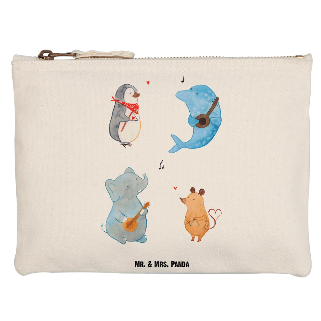 torebka na makijaż Wielki zespół aufbewahrungsbeutel, beauty tasche, aufbewahrungstasche, Kosmetikbeutel, toiletry bag, Etui, Kosmetiktasche, Schminkbeutel, Stiftemäppchen, kosmetiktäschchen, pencil case, Kulturbeutel, Mäppchen, Waschbeutel, Schminktäschchen, Kulturtasche, Federmappe, pinsel tasche, beauty case, Schminktasche, Waschtasche, utensilientasche, Schlampermäppchen, Gute Laune, Tiermotive, Lustige Sprüche, Tiere, Pinguin, Musikanten, Hund, Maus, Musik, Gitarre, Triangel, Band, Elefant, Delfin