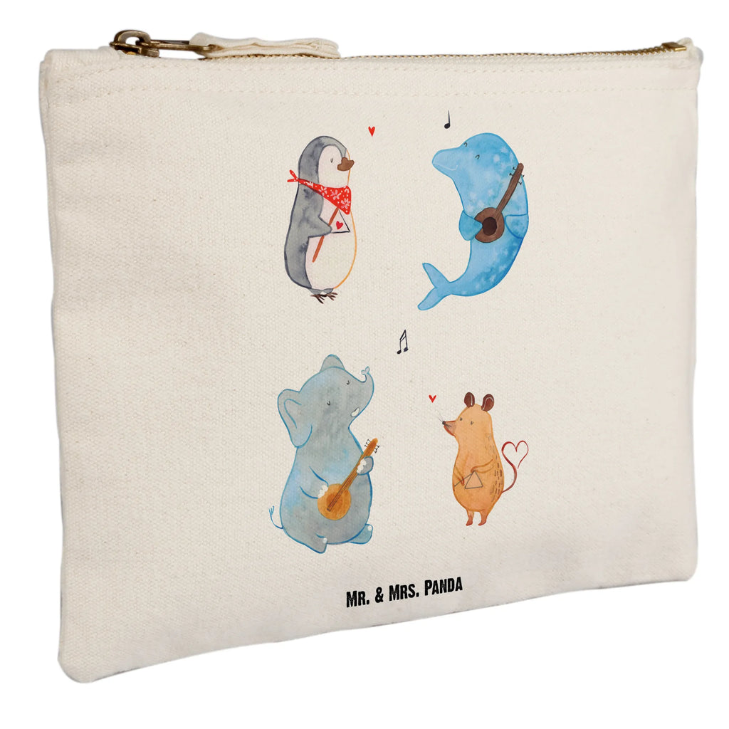 torebka na makijaż Wielki zespół aufbewahrungsbeutel, beauty tasche, aufbewahrungstasche, Kosmetikbeutel, toiletry bag, Etui, Kosmetiktasche, Schminkbeutel, Stiftemäppchen, kosmetiktäschchen, pencil case, Kulturbeutel, Mäppchen, Waschbeutel, Schminktäschchen, Kulturtasche, Federmappe, pinsel tasche, beauty case, Schminktasche, Waschtasche, utensilientasche, Schlampermäppchen, Gute Laune, Tiermotive, Lustige Sprüche, Tiere, Pinguin, Musikanten, Hund, Maus, Musik, Gitarre, Triangel, Band, Elefant, Delfin