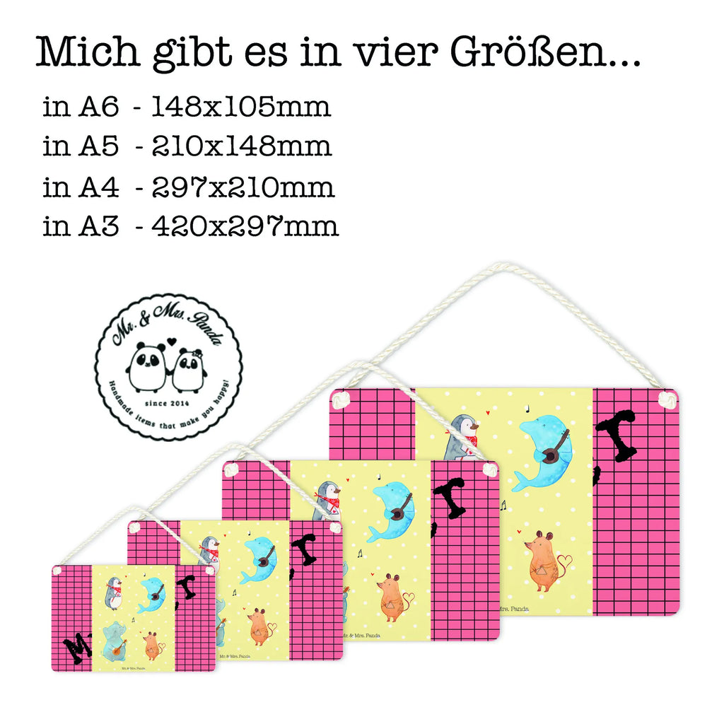 Deko Schild Big Band Schild mit Spruch, holzbild, Holzschild, Holztafel, Deko Wandtafel, Türschild Familie, dekoration schild, hängeschild, wandtafel, sprüche schild, Badschild, Motivschild, Schild, Wandschild, dekoschilder, wandhänger, Deko Schild, Dekoschild, Spruchschild, Küchenschild, Türschild, dekotafel, Tiermotive, Lustige Sprüche, Gute Laune, Tiere, Musikanten, Delfin, Triangel, Band, Musik, Gitarre, Elefant, Pinguin, Hund, Maus