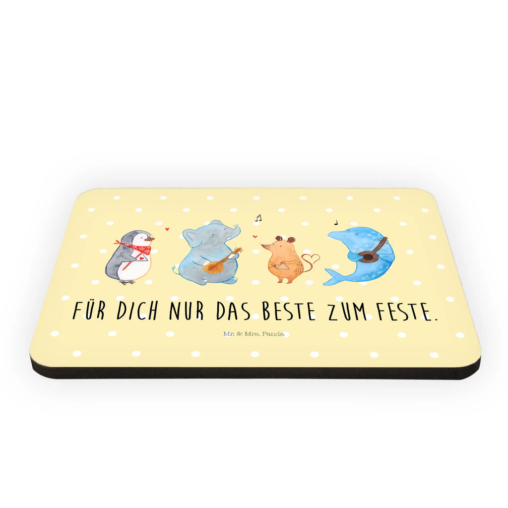 Magnet Big tape Whiteboard Magnet, Kühlschrankmagnet, Pinnwandmagnet, Dekomagnet, Motivmagnete, Souvenir Magnet, Notiz Magnet, Kühlschrank Dekoration, Tiermotive, Gute Laune, lustige Sprüche, Tiere, Band, Triangel, Hund, Pinguin, Maus, Gitarre, Delfin, Elefant, Musik, Musikanten