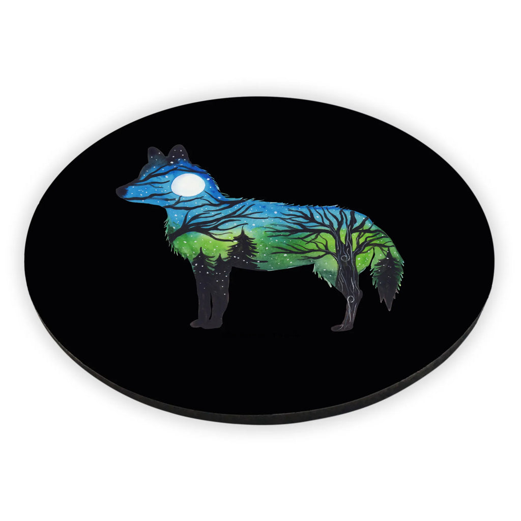 Round magnet Fox landscape refrigerator magnets, magnetic board, magnet, office magnet, calendar magnet, refrigerator magnet, Nature, joy of life, love, Fox, Watercolor, Adventure, Motif, Drawing, Landscape