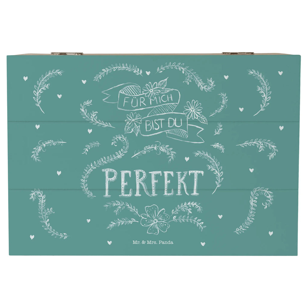 Holzkiste Für mich bist du perfekt Kiste, XXL, Schatzkiste, Holzkiste, Dekokiste, Aufbewahrungsbox, Truhe, Schatulle, Geschenkbox, Erinnerungsbox, Geschenkdose, Erinnerungskiste, Blumen Deko, Frühlings Deko, Sommer Deko, Dekoration, positive Botschaft, Naturliebhaber, Outdoor, Natur, Abenteuer, Partner Geschenk, Liebe spruch, Freundin Geschenk, Freund Geschenk, Traumfrau, Traummann, Hochzeitstag, Geschenk Jahrestag