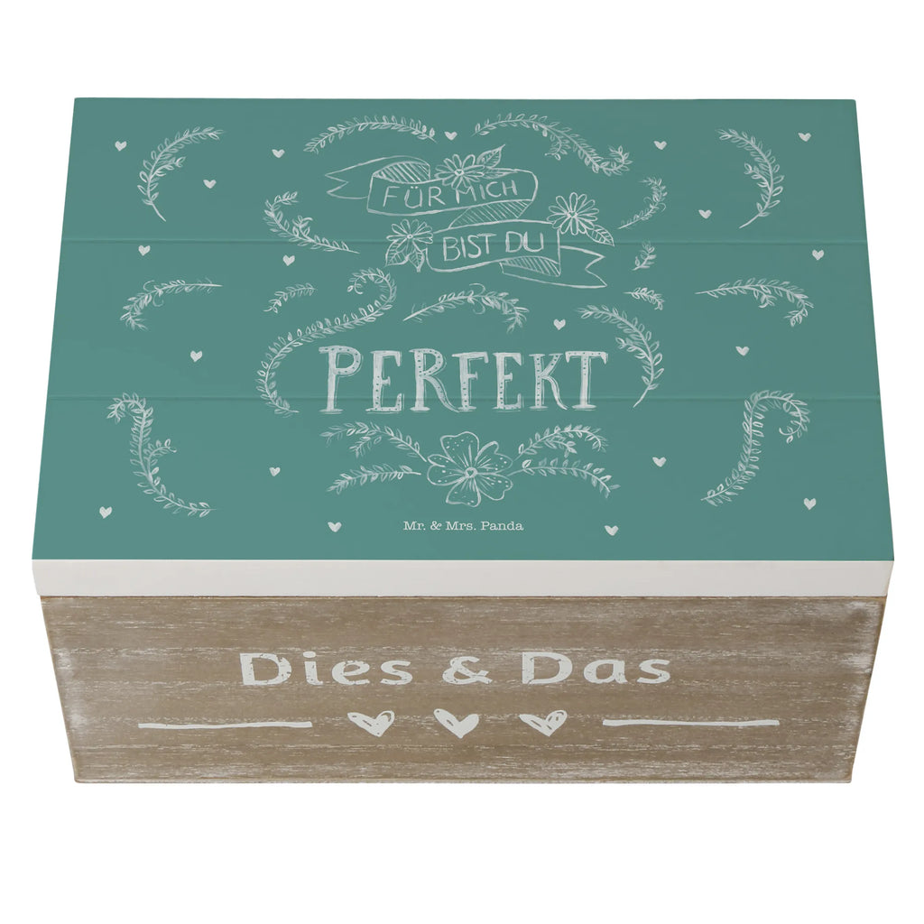 Holzkiste Für mich bist du perfekt Kiste, XXL, Schatzkiste, Holzkiste, Dekokiste, Aufbewahrungsbox, Truhe, Schatulle, Geschenkbox, Erinnerungsbox, Geschenkdose, Erinnerungskiste, Blumen Deko, Frühlings Deko, Sommer Deko, Dekoration, positive Botschaft, Naturliebhaber, Outdoor, Natur, Abenteuer, Partner Geschenk, Liebe spruch, Freundin Geschenk, Freund Geschenk, Traumfrau, Traummann, Hochzeitstag, Geschenk Jahrestag