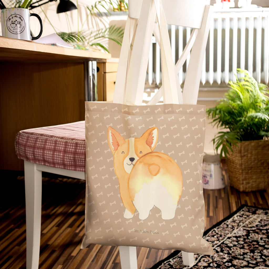 Shopping bag corgi buttocks Carrier bag, cloth bag, shoulder bag, pouch, shopper, bag, cotton bag, dog, mutt, hound, woof, dog mama, dog breed, love dogs, love for dogs, dog decorative items, bag with dog print, funny gifts for dog owners, what do you give a dog lover, Christmas gifts for dogs, gifts for dogs, dog sayings, Dog, Self love, Dog love, Saying, Corgie, Motivation