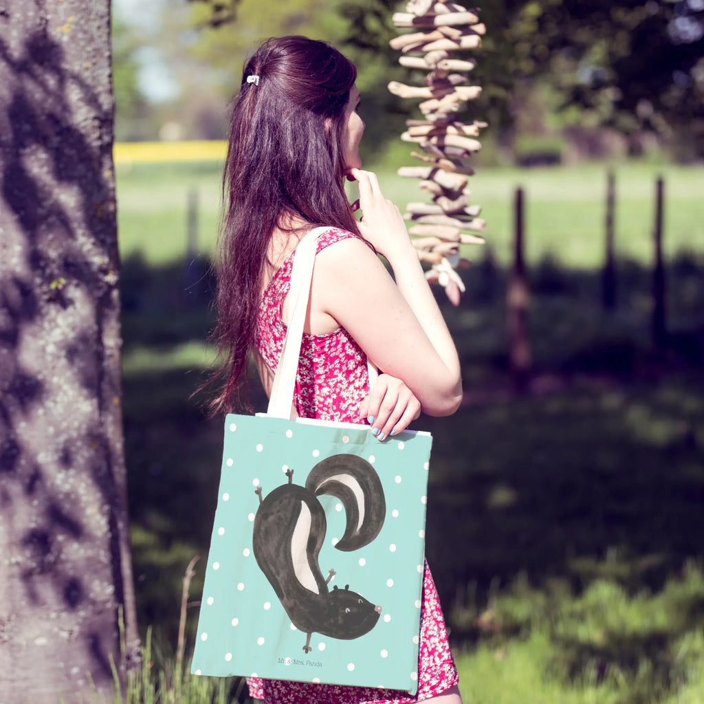 Shopping bag skunk handstand bag, cotton bag, cloth bag, Carrier bag, pouch, shoulder bag, shopper, Skunk, predator, playground, wild animal, playful, stink, skunk, child