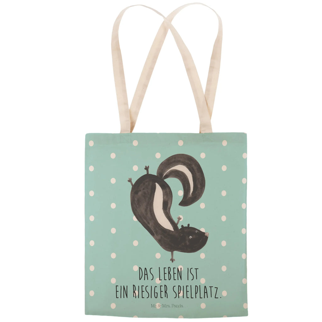 Shopping bag skunk handstand bag, cotton bag, cloth bag, Carrier bag, pouch, shoulder bag, shopper, Skunk, predator, playground, wild animal, playful, stink, skunk, child