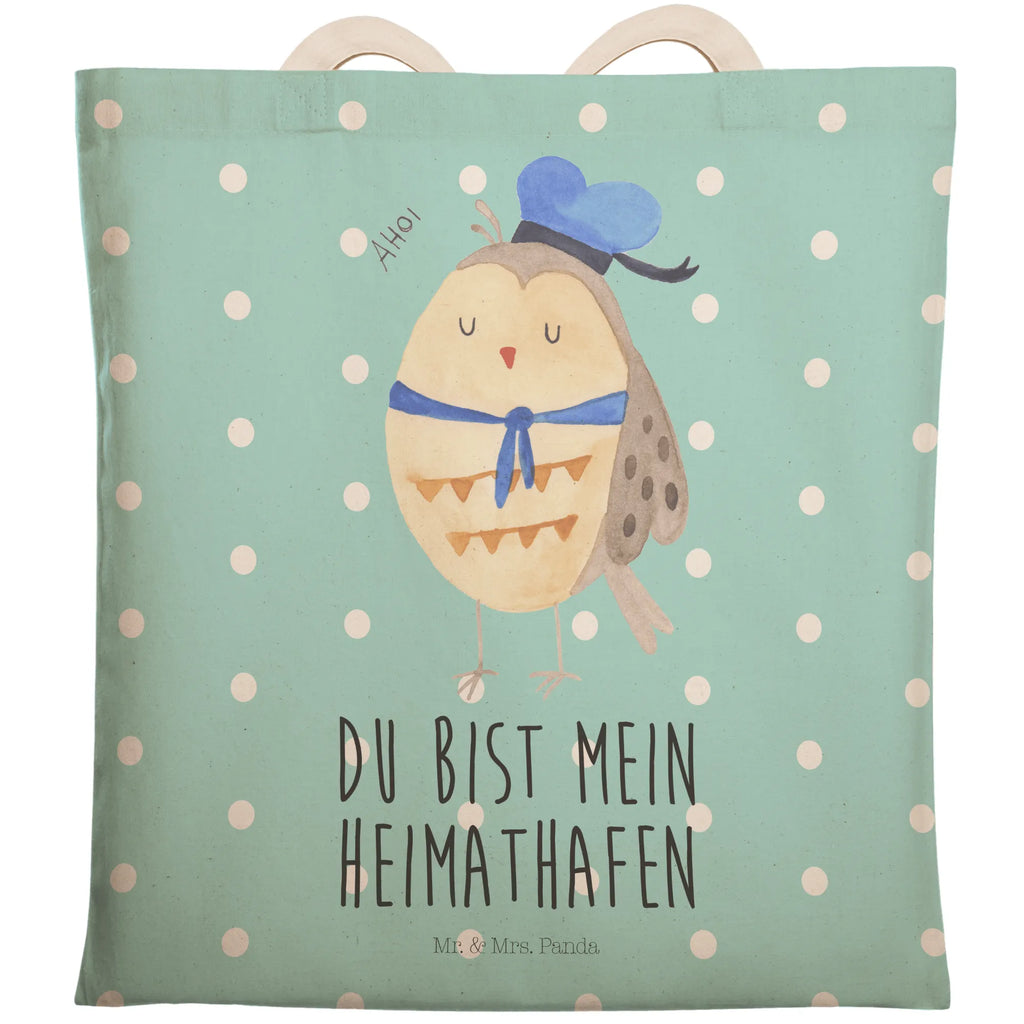 Einkaufstasche Eule Matrosen Stoffeinkaufstaschen, Beutel Tasche, stoffshopper, Einkaufstasche, Strandtasche, shopping bag, Tüte, cityshopper, markttasche, Einkaufsbeutel, Freizeittasche, Einkaufstaschen, Stofftasche, Tragetaschen, Stofftragetasche, Umhängetasche, Shopper, taschen shopper, Stofftaschen, Stoffbeutel, Beutel, Alltagstasche, Schultertasche, Eule, Wortspiel Lustig, Seefahrer, Ehe, Hochzeitstag Geschenk, Owl, Freundin, Eule Spruch, Heimathafen, Matrose, Eule Deko