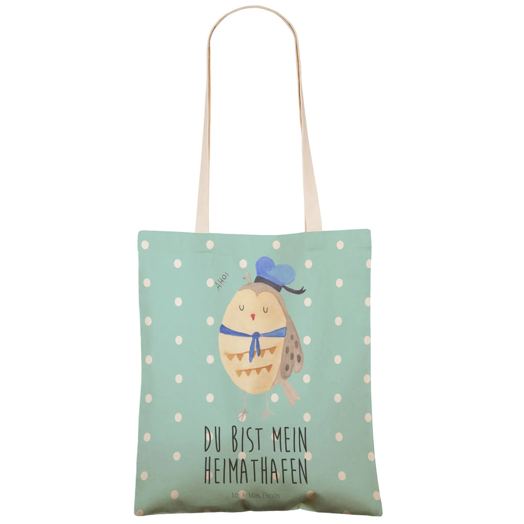 Einkaufstasche Eule Matrosen Stoffeinkaufstaschen, Beutel Tasche, stoffshopper, Einkaufstasche, Strandtasche, shopping bag, Tüte, cityshopper, markttasche, Einkaufsbeutel, Freizeittasche, Einkaufstaschen, Stofftasche, Tragetaschen, Stofftragetasche, Umhängetasche, Shopper, taschen shopper, Stofftaschen, Stoffbeutel, Beutel, Alltagstasche, Schultertasche, Eule, Wortspiel Lustig, Seefahrer, Ehe, Hochzeitstag Geschenk, Owl, Freundin, Eule Spruch, Heimathafen, Matrose, Eule Deko