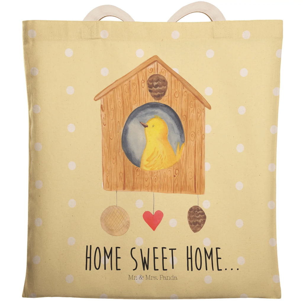 Einkaufstasche Vogelhaus sweet Home Stofftasche, Umhängetasche, Stofftaschen, shopping bag, Einkaufstasche, Freizeittasche, stoffshopper, Tüte, Strandtasche, Stofftragetasche, Schultertasche, Shopper, taschen shopper, Stoffbeutel, Beutel Tasche, Einkaufsbeutel, Beutel, cityshopper, Einkaufstaschen, markttasche, Alltagstasche, Tragetaschen, Stoffeinkaufstaschen, Lustige Sprüche, Tiere, Tiermotive, Gute Laune, Haus, Einzug, Einzugsgeschenk, Vogel, Umzug, Geschenk, Hausbau, Home Sweet Home, Vogelhaus