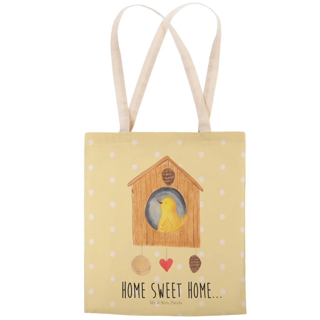 Einkaufstasche Vogelhaus sweet Home Stofftasche, Umhängetasche, Stofftaschen, shopping bag, Einkaufstasche, Freizeittasche, stoffshopper, Tüte, Strandtasche, Stofftragetasche, Schultertasche, Shopper, taschen shopper, Stoffbeutel, Beutel Tasche, Einkaufsbeutel, Beutel, cityshopper, Einkaufstaschen, markttasche, Alltagstasche, Tragetaschen, Stoffeinkaufstaschen, Lustige Sprüche, Tiere, Tiermotive, Gute Laune, Haus, Einzug, Einzugsgeschenk, Vogel, Umzug, Geschenk, Hausbau, Home Sweet Home, Vogelhaus