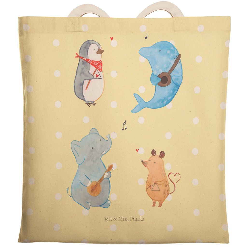 Einkaufstasche Big Band Alltagstasche, stoffshopper, markttasche, Freizeittasche, Einkaufsbeutel, Stofftasche, Tüte, shopping bag, taschen shopper, cityshopper, Tragetaschen, Stofftaschen, Stoffeinkaufstaschen, Beutel Tasche, Umhängetasche, Beutel, Stoffbeutel, Einkaufstasche, Schultertasche, Einkaufstaschen, Stofftragetasche, Strandtasche, Shopper, Lustige Sprüche, Tiere, Tiermotive, Gute Laune, Pinguin, Hund, Elefant, Musik, Triangel, Band, Delfin, Gitarre, Maus, Musikanten
