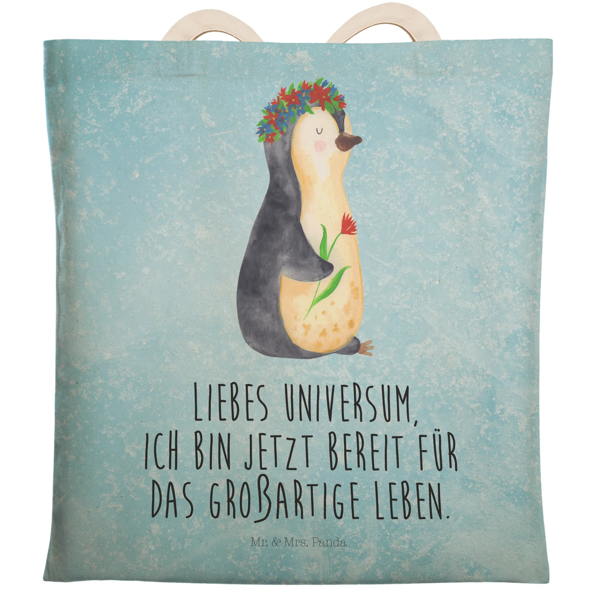 Shopping bag Penguin Flower