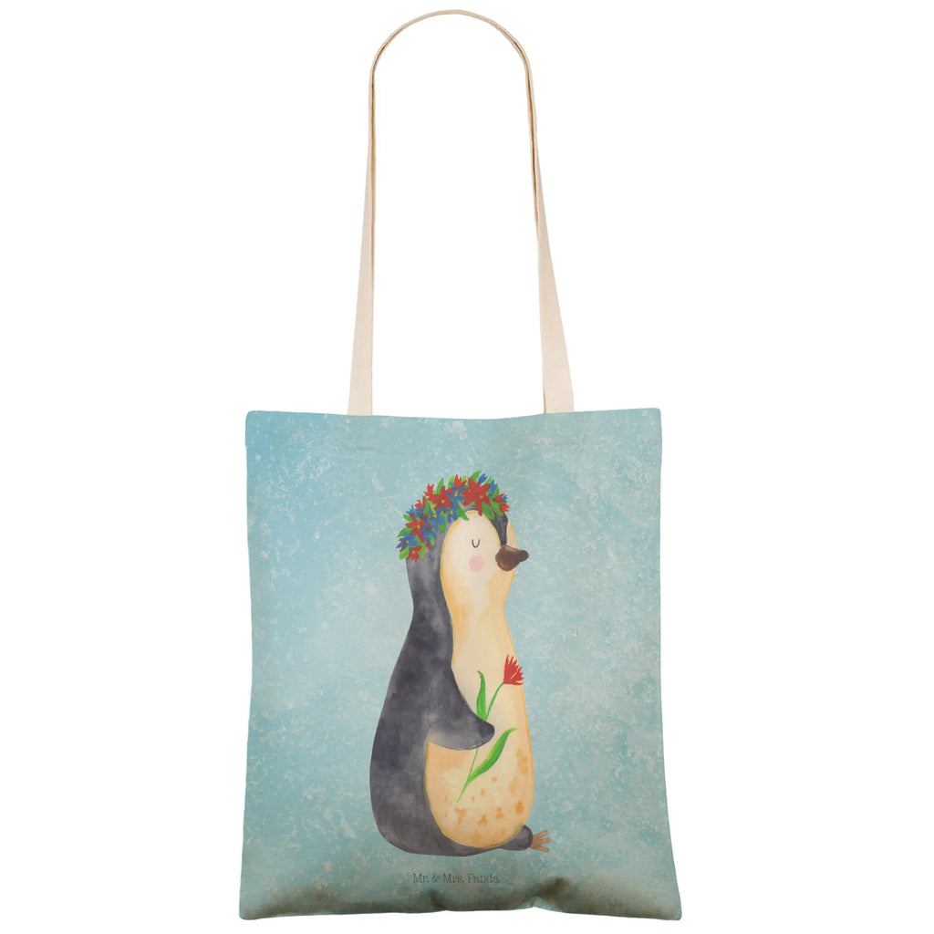 torba na zakupy pingwin kwiaty Pinguin