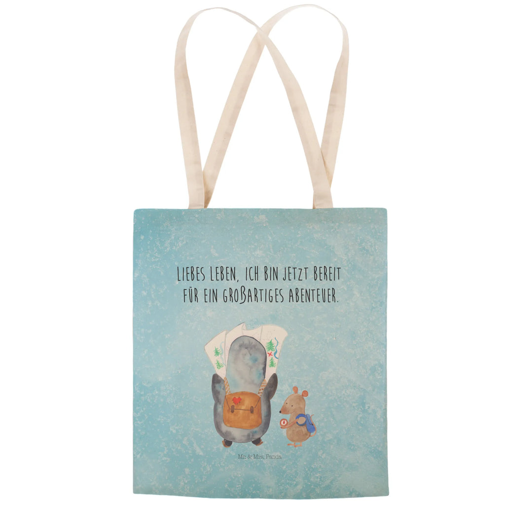 Einkaufstasche Pinguin & Maus Wanderer Einkaufstaschen, Tüte, Shopper, Umhängetasche, Beutel Tasche, Beutel, taschen shopper, Stoffbeutel, Strandtasche, Einkaufsbeutel, Schultertasche, Tragetaschen, Stofftaschen, Einkaufstasche, Alltagstasche, cityshopper, Stofftasche, shopping bag, markttasche, stoffshopper, Freizeittasche, Stofftragetasche, Stoffeinkaufstaschen, Pinguin, Wandern, Roadtrip, Abenteurer, Abenteuer, Ausflug, Wanderlust, Pinguine