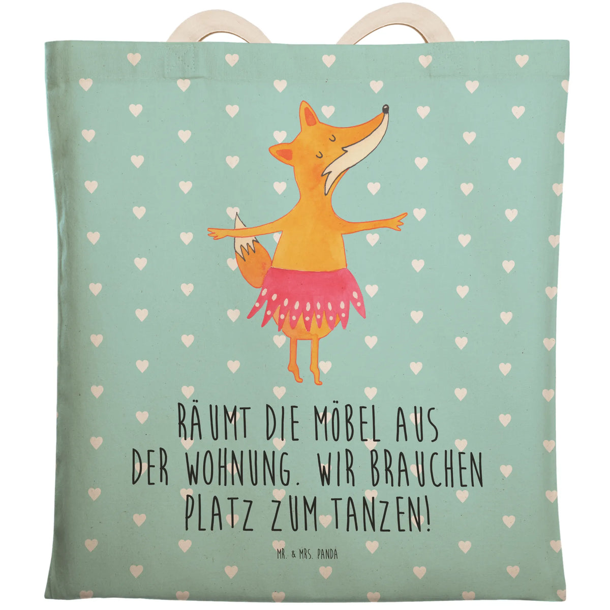 Shopping bag Fox ballerina animal lover, foxes, forest wildlife, clever as a fox, dancing, vixen, fox saying, ballet, invitation, dancer, birthday